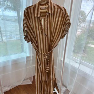 Faithful The Brand Midi Wrap Dress